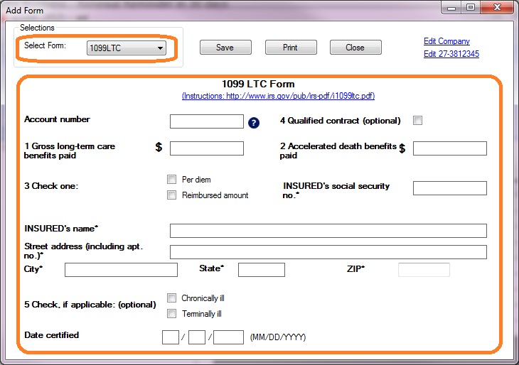 How To Print And File 1099 LTC Long Term Care And Accelerated Death How To Print And File 1099 LTC Long Term Care And Accelerated Death