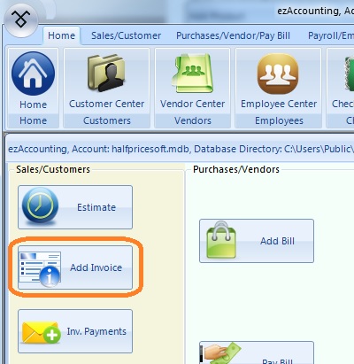 add invoice