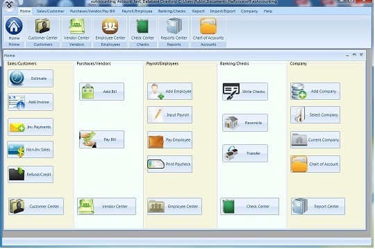 ezAccounting Software screenshot ezAccounting Software screenshot