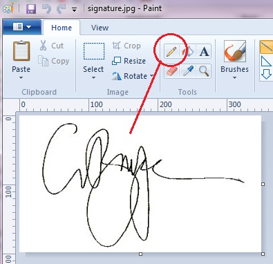 draw signature