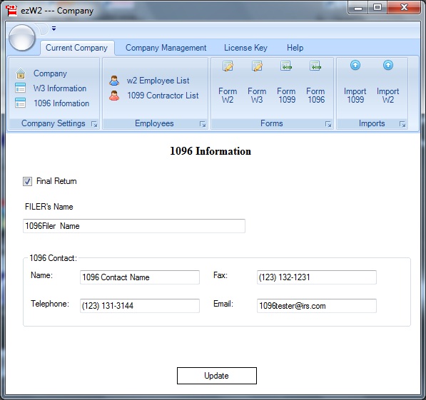 W2 & 1099-MISC Forms Print and eFile Software