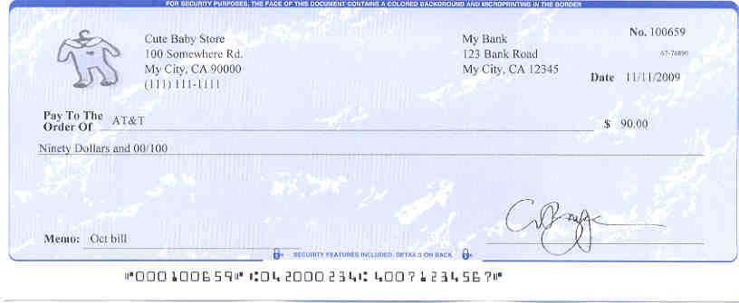The customized bank checks are The customized bank checks are