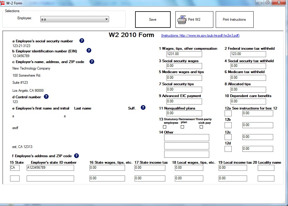 W2 & 1099-MISC Printing and E-filing Software, FREE Trial