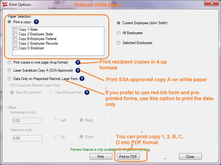 convert w2 forms to PDF file