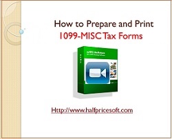 how to print tax form 1099
