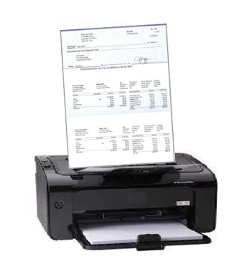 print paychecks on blank stock with a laser printer