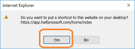 enter the name for chrome shortcut