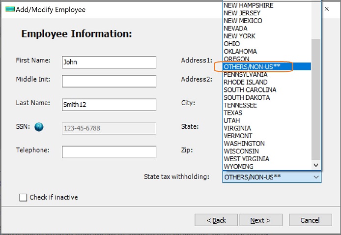 foreign employee payroll