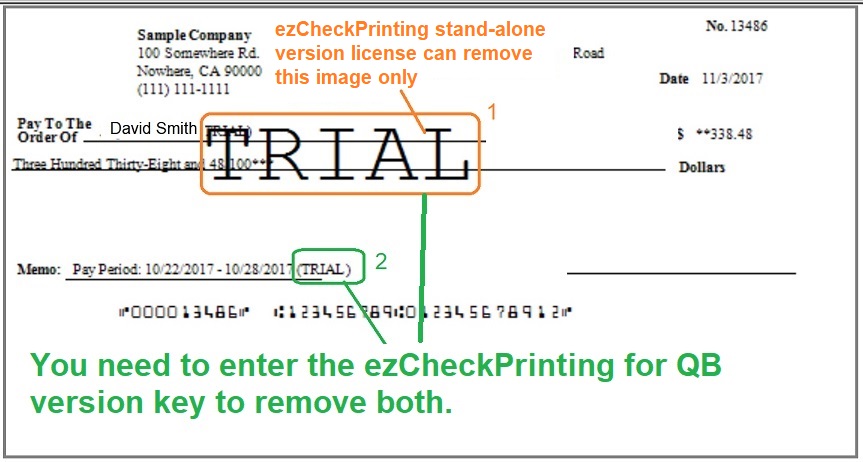 quickbooks trial check