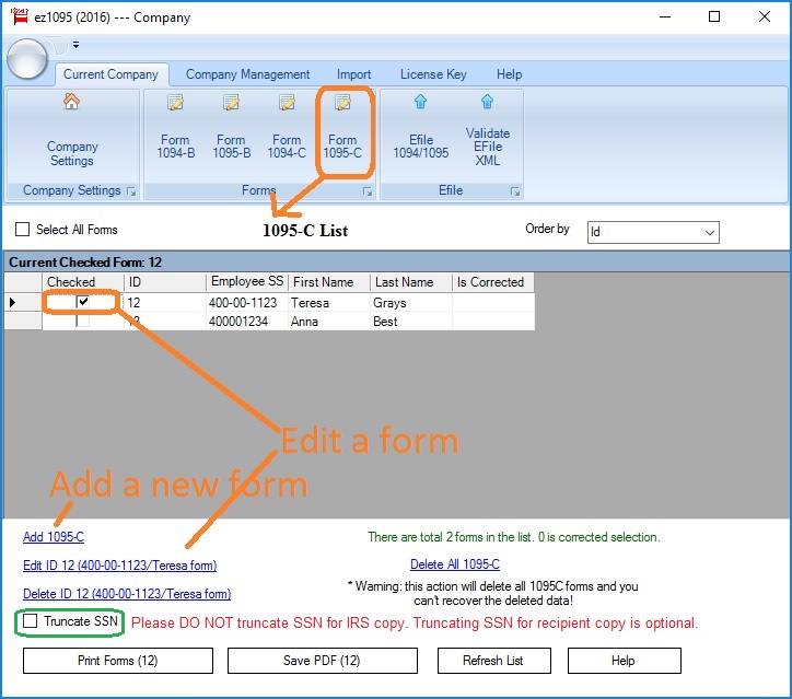 1095-C form list