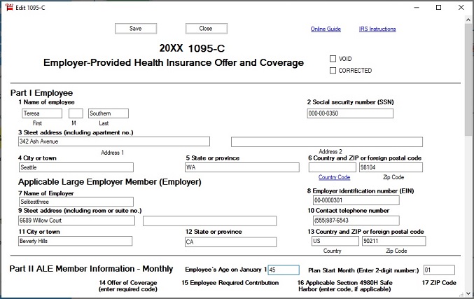 Ez1095 Software How To Print Form 1095 C And 1094 C Ez1095 Software How To Print Form 1095 C And 1094 C