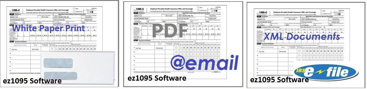 Ez1095 Software How To Print Form 1095 C And 1094 C