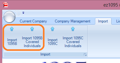 ez1095 software import menu