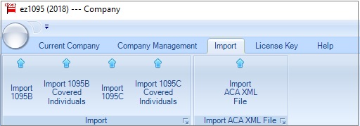 1095 import menu