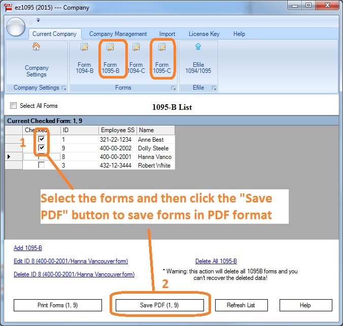 pdf print ACA forms