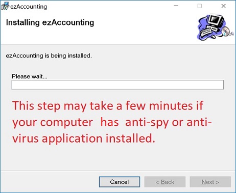 ezAccounting installation security check