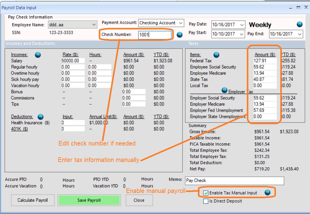 ezpaycheck payroll software vs patriot software