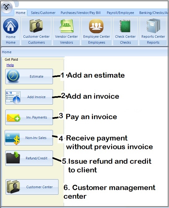get paid with ezAccounting