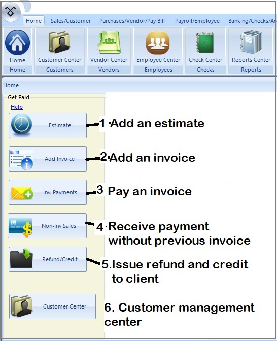 get paid with ezAccounting