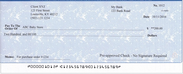 personal check printing you can add your own photo