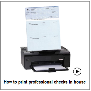 how to print check