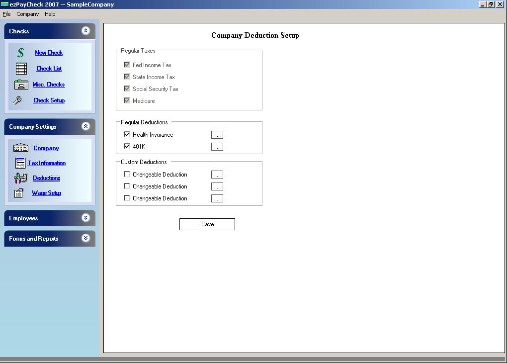 Main Page Screenshot