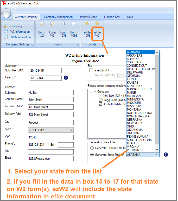 how to activate quickbooks electronic w2 filing