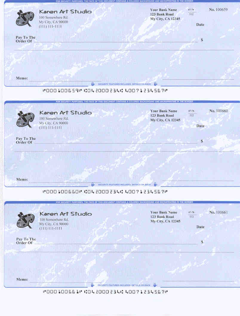 How to Print Your Own Check in House With Regard To Print Check Template Word