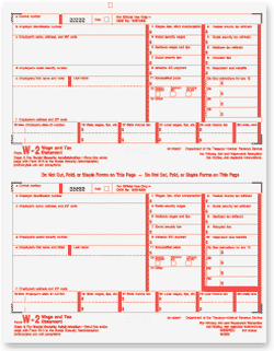 free federal w2 red forms