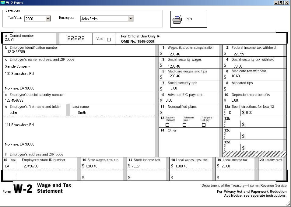 Main Page Screenshot