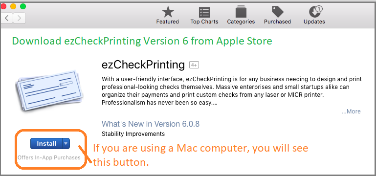 start ezCheckPrinting