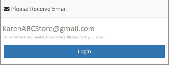signup email