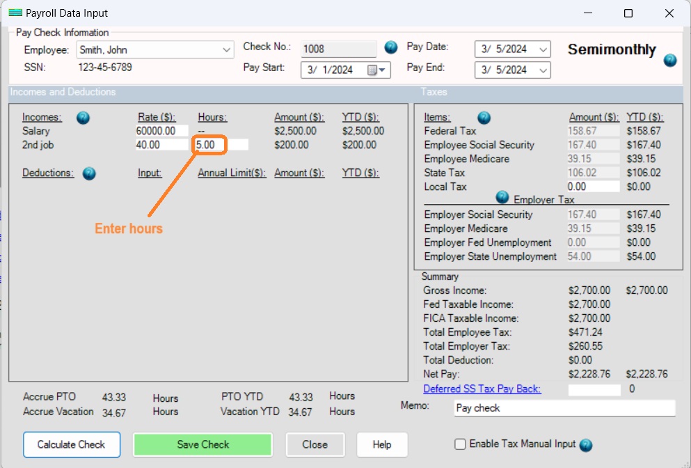 new paycheck by salary and hourly rate