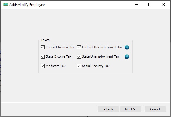 employee tax options