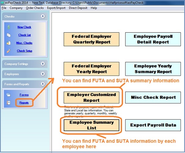 payroll reports