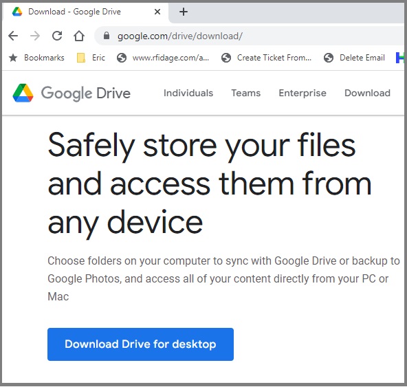 Google Desk Drive