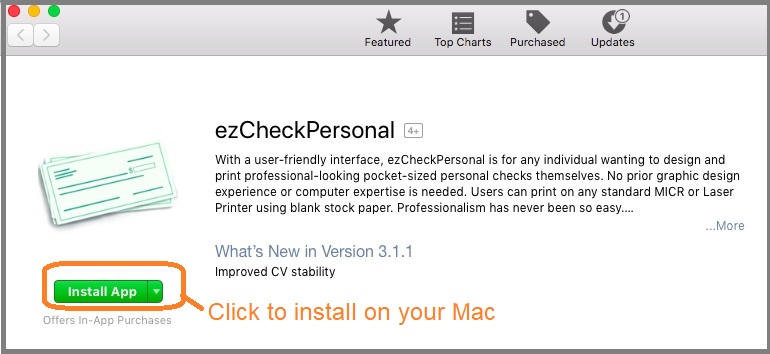 download ezCheckPersonal