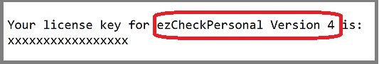 about ezCHeckPersonal download