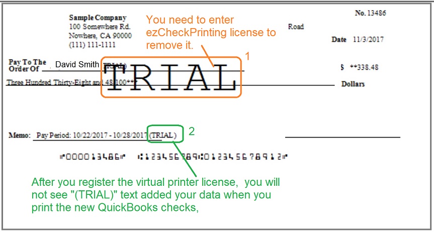 quickbooks trial check