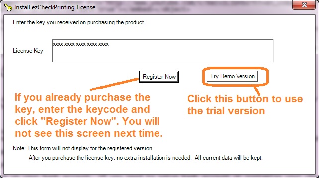 ezcheckprinting key