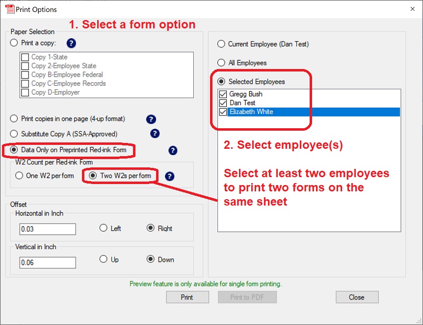 fill out W2 data on form