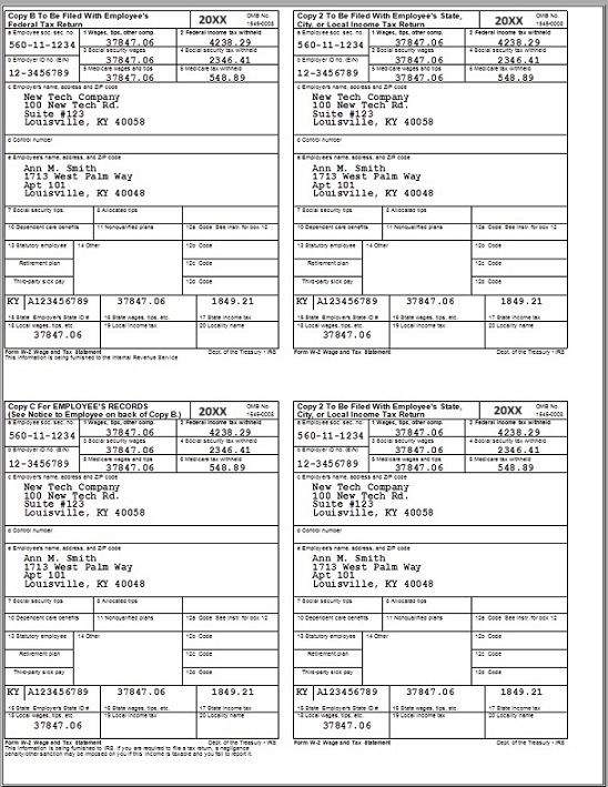 w2 tax form example