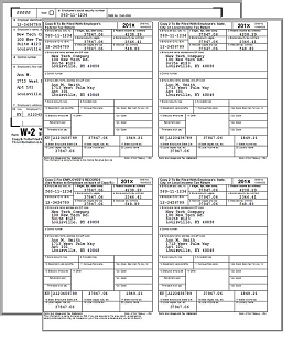 W-2 paper printing