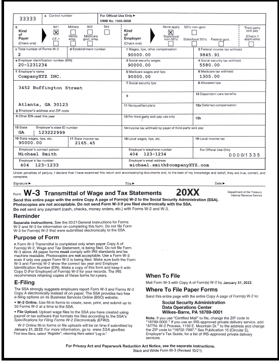 W3 white paper printing