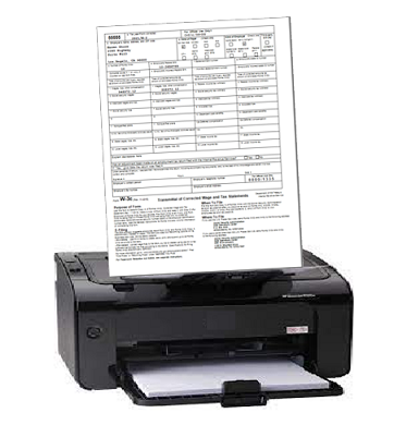 print W3C form